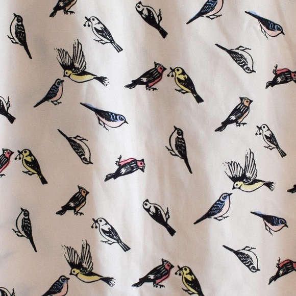 H&M crop top | cute bird shirt - Picture 2 of 3